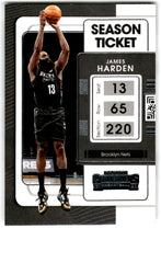 2021 Panini Contenders Game Ticket Anniversary Edition James Harden Card 64 Default Title