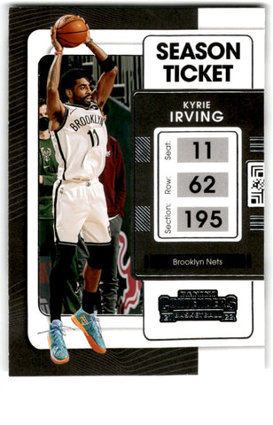 2021 Panini Contenders Game Ticket Anniversary Edition Kyrie Irving Card 74 Default Title