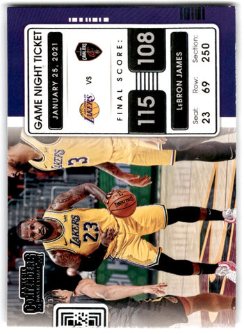 2021 Panini Contenders LeBron James Card 17 Default Title