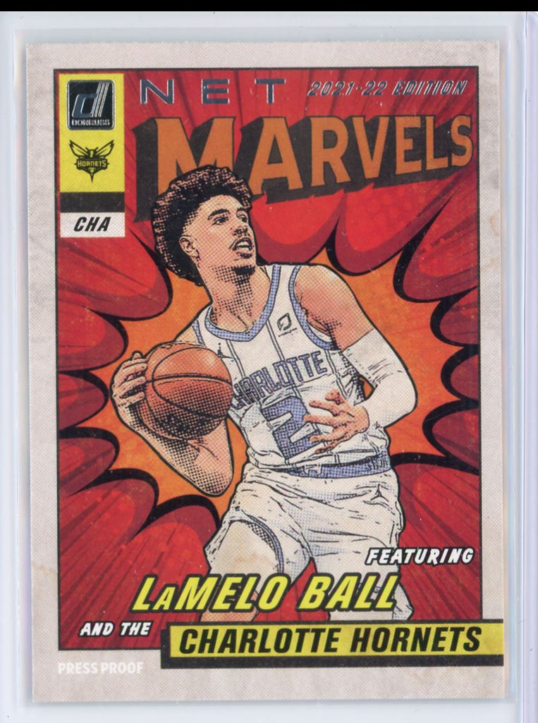 2021 Panini Donruss Net Marvels Lamelo Ball Card 10 Default Title