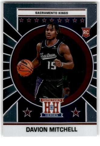 2021 Panini Hometown Heroes Davion Mitchell Card 654 Default Title