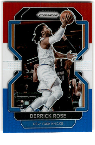 2021 Panini Prizm Blue Red White Derrick Rose Card 82 Default Title