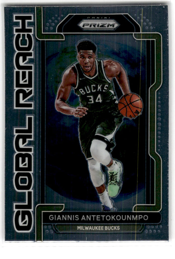 2021 Panini Prizm Global Reach Giannis Antetokounmpo Card 1 Default Title