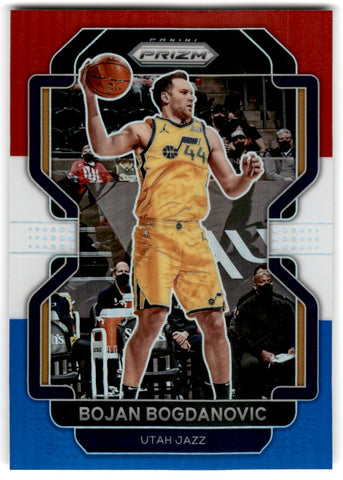 2021 Panini Prizm Red Blue White Bojan Bogdanovic Card 67 Default Title