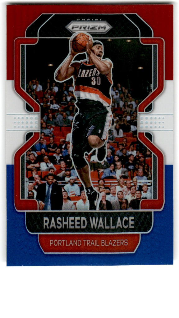 2021 Panini Prizm Red White Blue Rasheed Wallace Card 258 Default Title