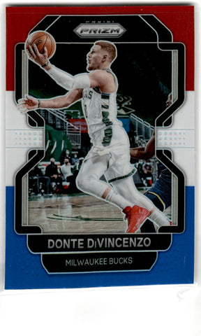 2021 Panini Prizm Red White Blue Donte DiVincenzo Card 88 Default Title