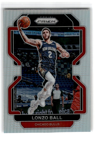 2021 Panini Prizm Silver Lonzo Ball Card 69 Default Title