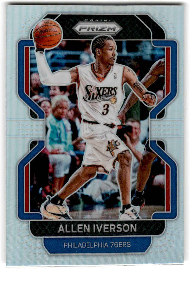 2021 Panini Prizm Star Silver Allen Iverson Card 255 Default Title