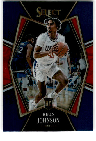 2021 Panini Select RC Keon Johnson Card 115 Default Title