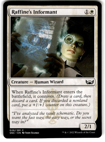 2022 MTG : Battle for Baldur's Gate Raffine's Informant Card 26 Default Title