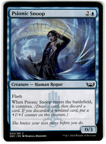 2022 MTG : Battle for Baldur's Gate Psionic Snoop Card 53 Default Title