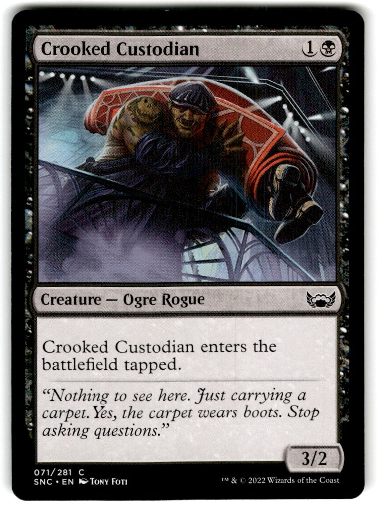 2022 MTG : Battle for Baldur's Gate Crooked Custodian Card 71 Default Title