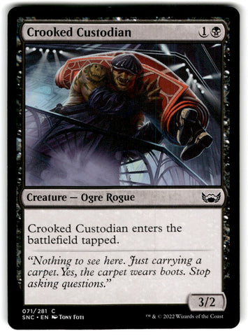 2022 MTG : Battle for Baldur's Gate Crooked Custodian Card 71 Default Title