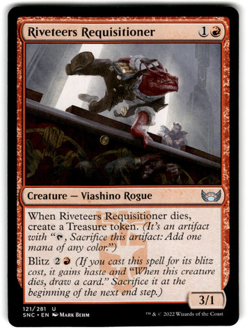 2022 MTG : Battle for Baldur's Gate Riveteers Requisitioner Card 121 Default Title