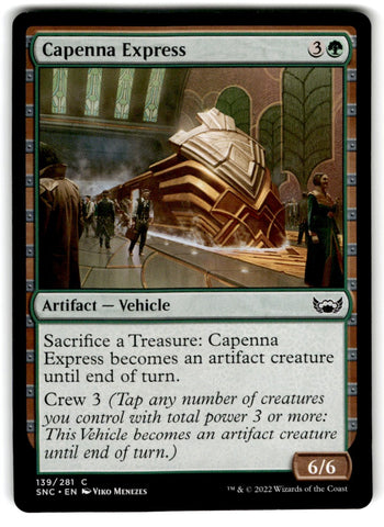 2022 MTG : Battle for Baldur's Gate Capenna Express Card 139 Default Title