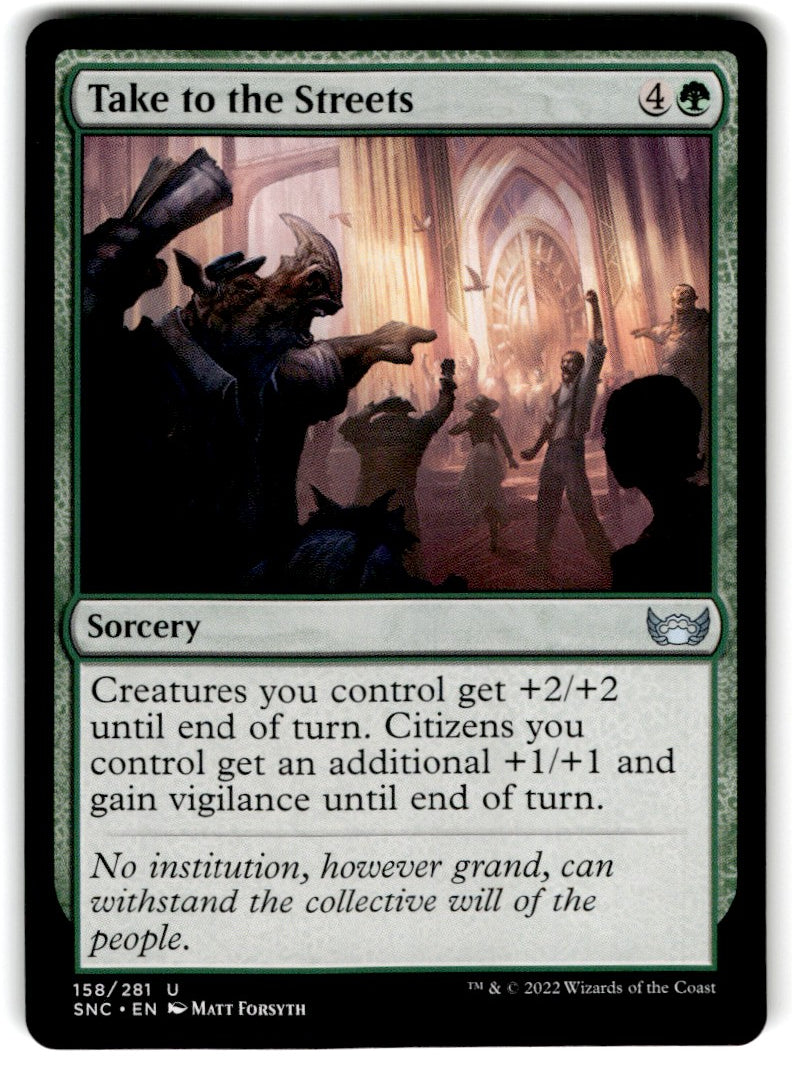2022 MTG : Battle for Baldur's Gate Talk to the Streets Card 158 Default Title
