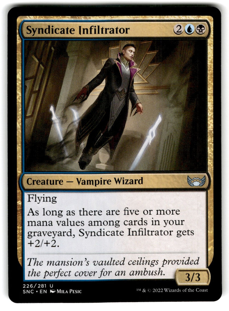 2022 MTG : Battle for Baldur's Gate Syndicate Infiltrator Card 226 Default Title