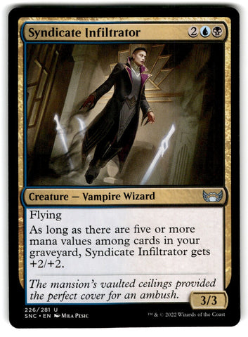 2022 MTG : Battle for Baldur's Gate Syndicate Infiltrator Card 226 Default Title