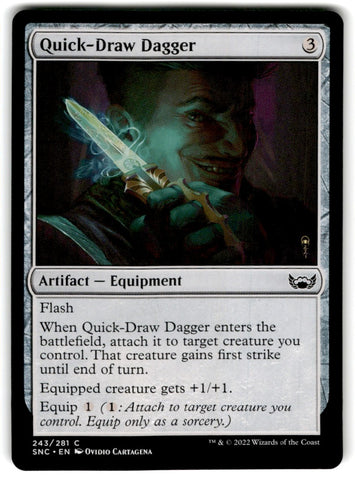 2022 MTG : Battle for Baldur's Gate Quick-Draw Dagger Card 243 Default Title