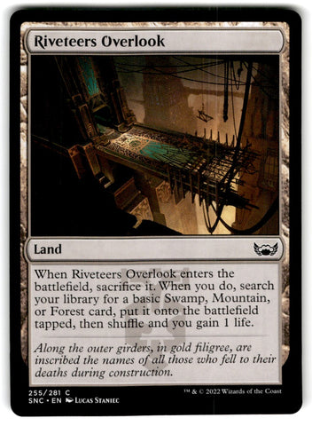 2022 MTG : Battle for Baldur's Gate Riveteers Overlook Card 255 Default Title