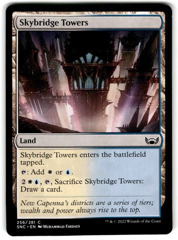 2022 MTG : Battle for Baldur's Gate Skybridge Towers Card 256 Default Title