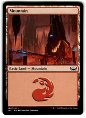 2022 MTG : Battle for Baldur's Gate Mountain Card 268 Default Title