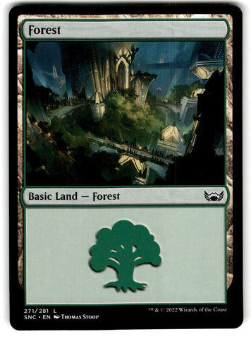 2022 MTG : Battle for Baldur's Gate Forest Card 271 Default Title