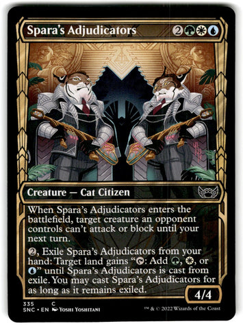 2022 MTG : Battle for Baldur's Gate Spara's Adjudicators Card 335 Default Title