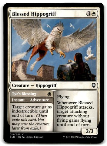 2022 MTG Commander Legends Blessed Hippogriff Card 11 Default Title