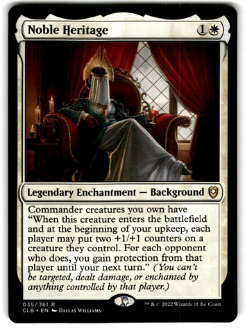 2022 MTG Commander Legends Noble Heritage Card 35 Default Title