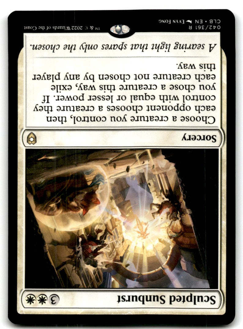 2022 MTG Commander Legends Sculpted Sunburst Card 42 Default Title