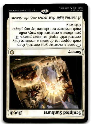 2022 MTG Commander Legends Sculpted Sunburst Card 42 Default Title