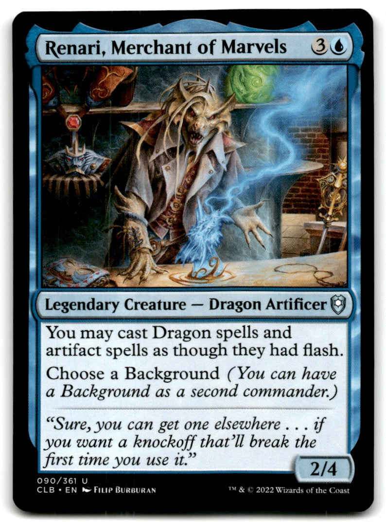 2022 MTG Commander Legends Renari Merchant of Marvels Card 90 Default Title