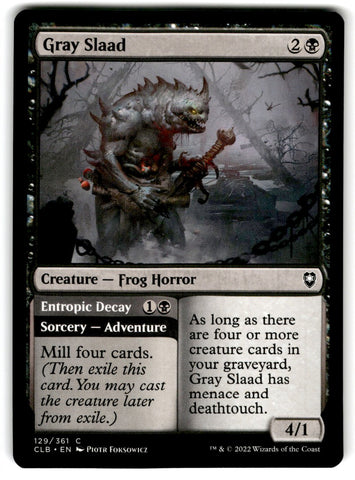 2022 MTG Commander Legends Gray Slaad Card 129/361 Default Title