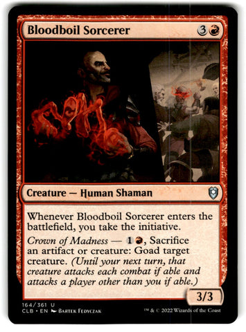 2022 MTG Commander Legends Bloodboil Sorcerer Card 164 Default Title