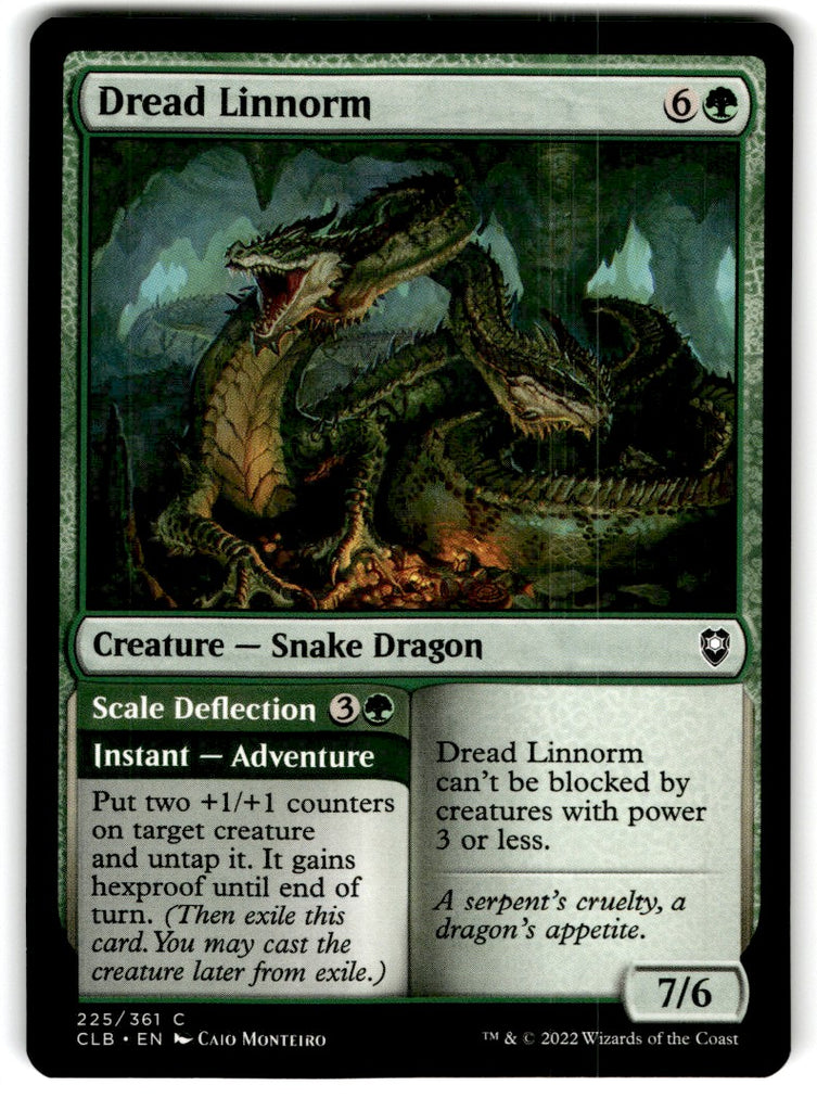 2022 MTG Commander Legends Dread Linnorm Card 225 Default Title