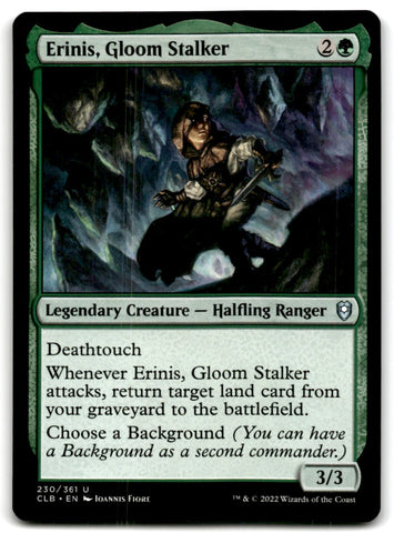 2022 MTG Commander Legends Ernis Gloom Stalker Card 230 Default Title