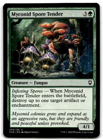 2022 MTG Commander Legends Myconid Spore Tender Card 243 Default Title