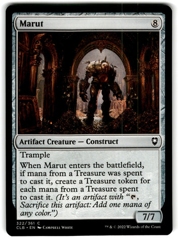 2022 MTG Commander Legends Marut Card 322 Default Title