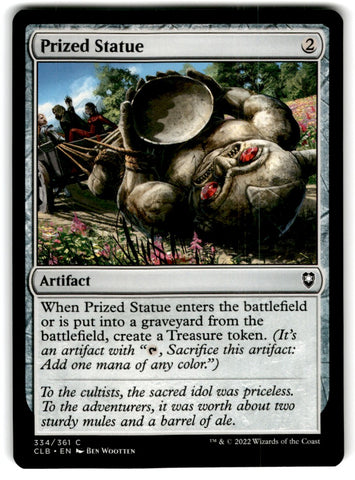2022 MTG Commander Legends Prized Statue Card 334 Default Title