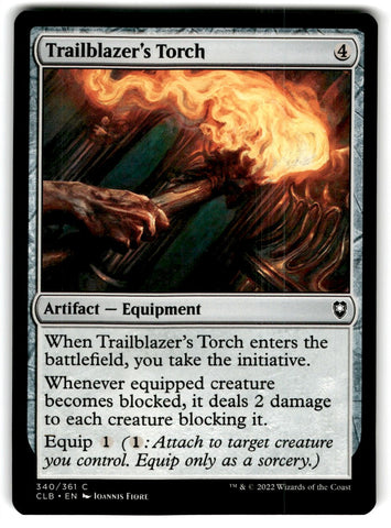 2022 MTG Commander Legends Trailblazer's Torch Card 340 Default Title