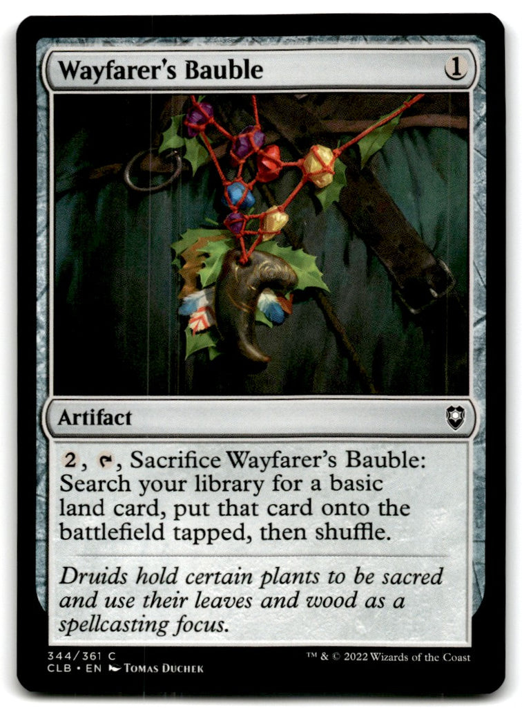 2022 MTG Commander Legends Wayfarer's Bauble Card 344 Default Title