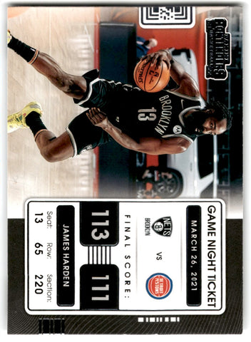 2022 Panini Contenders Game Night Ticket James Harden Card 11 Default Title