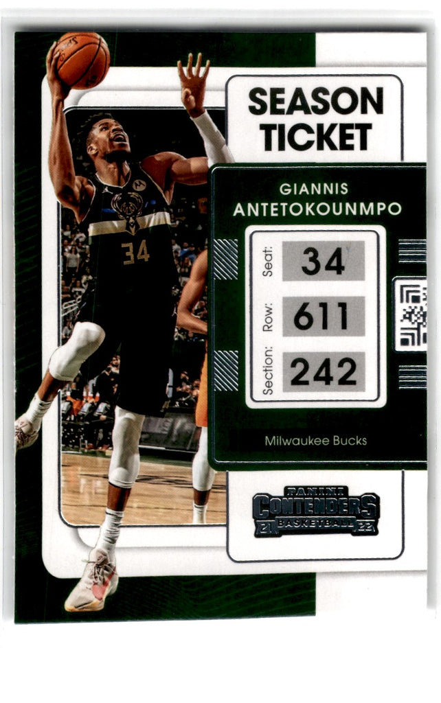 2022 Panini Contenders Season Ticket Giannis Antetokounmpo Card 73 Default Title