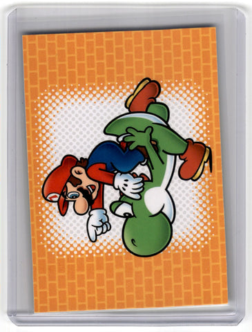 2022 Panini Super Mario Bros Line Card Mario Yoshi Card 235 Default Title