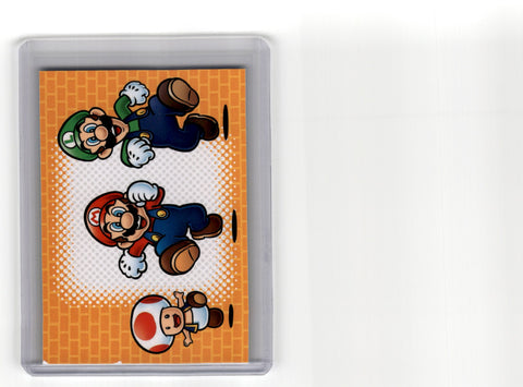 2022 Panini Super Mario Bros Line Card Mario Luigi Toad Card 242 Default Title