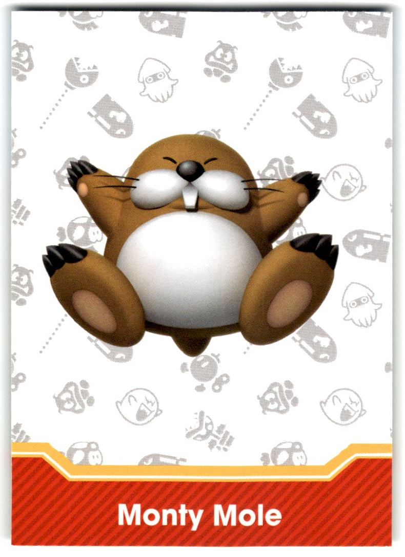 2022 Panini Super Mario Bros Monty Mole Card 104 Default Title