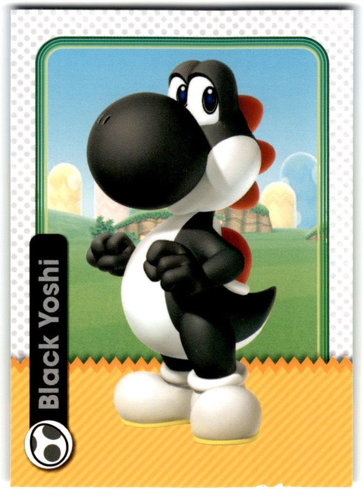 2022 Panini Super Mario Bros Black Yoshii Card 38 Default Title