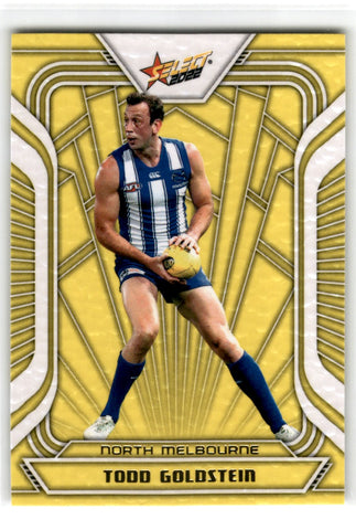2022 Select Footy Stars Factured Acid Yellow Todd Goldstein Card FY136 Default Title