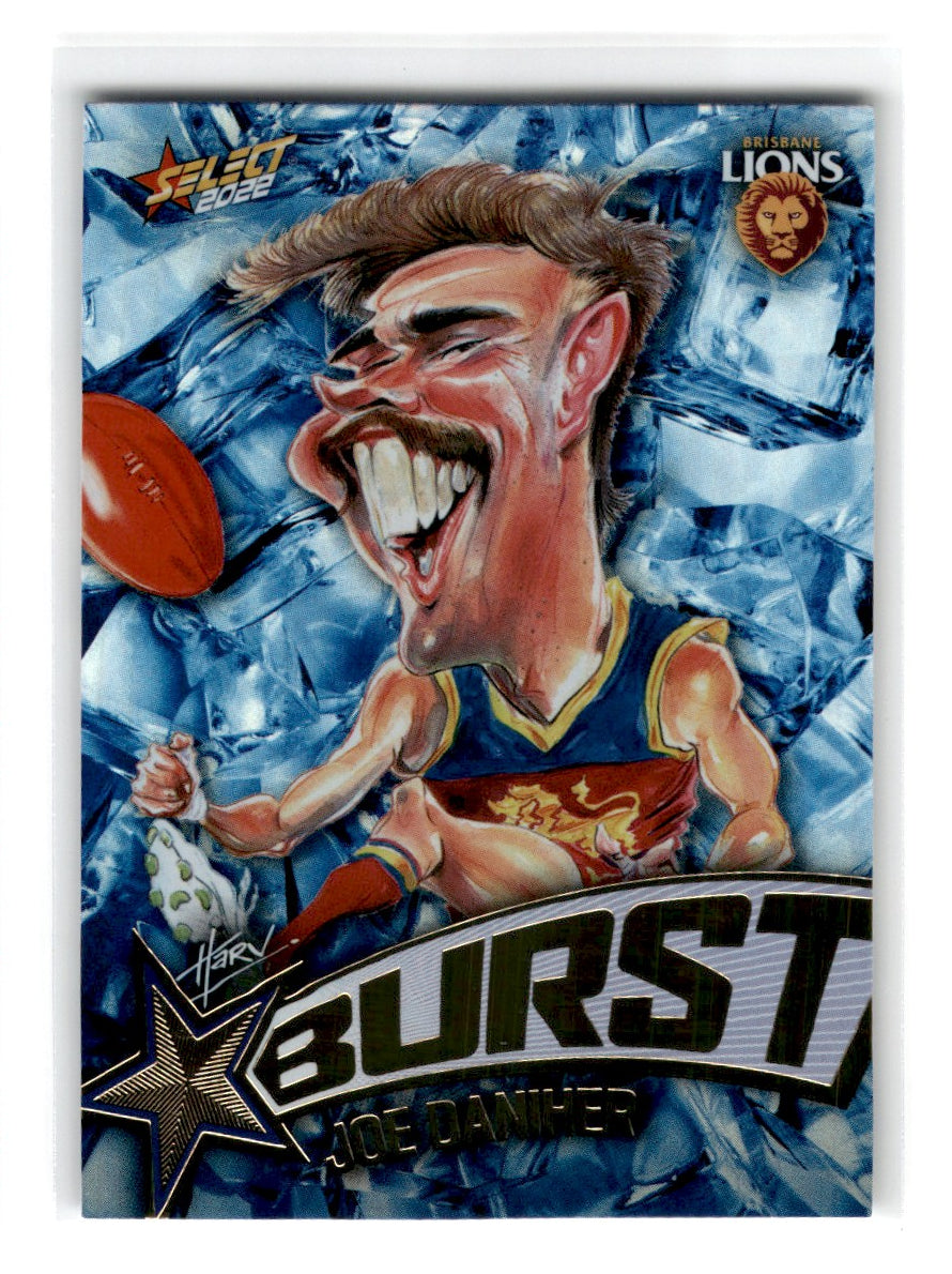 2022 Select Footy Stars Star Burst Joe Daniher Card SBI6 Default Title